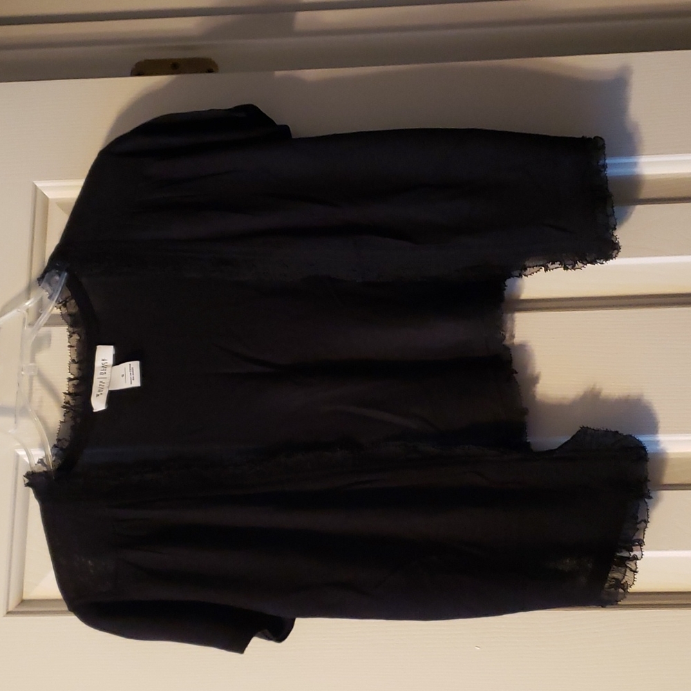 WHBM Black Shrug Size S